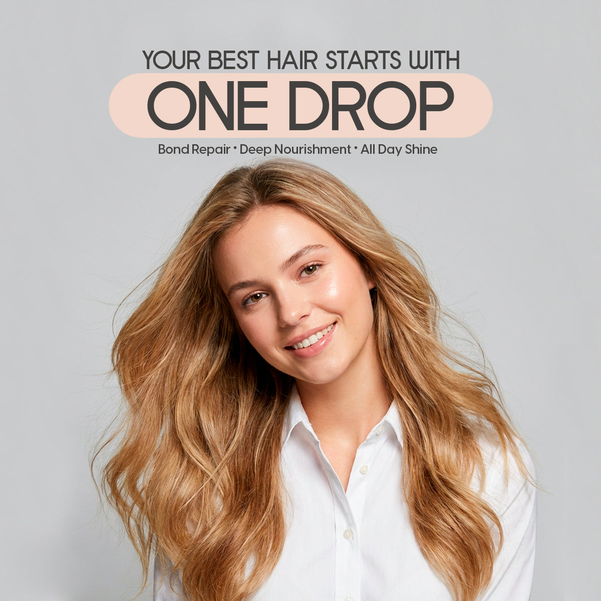 Upi Bond Nourishing Repair Hair Oil - Advanced Hair Treatment for Damaged & Healthy Hair - Heat Protection up to 450°F - Reduces Frizz & Split Ends with Argan, Moringa & Rosemary Oil (1 Fl Oz)