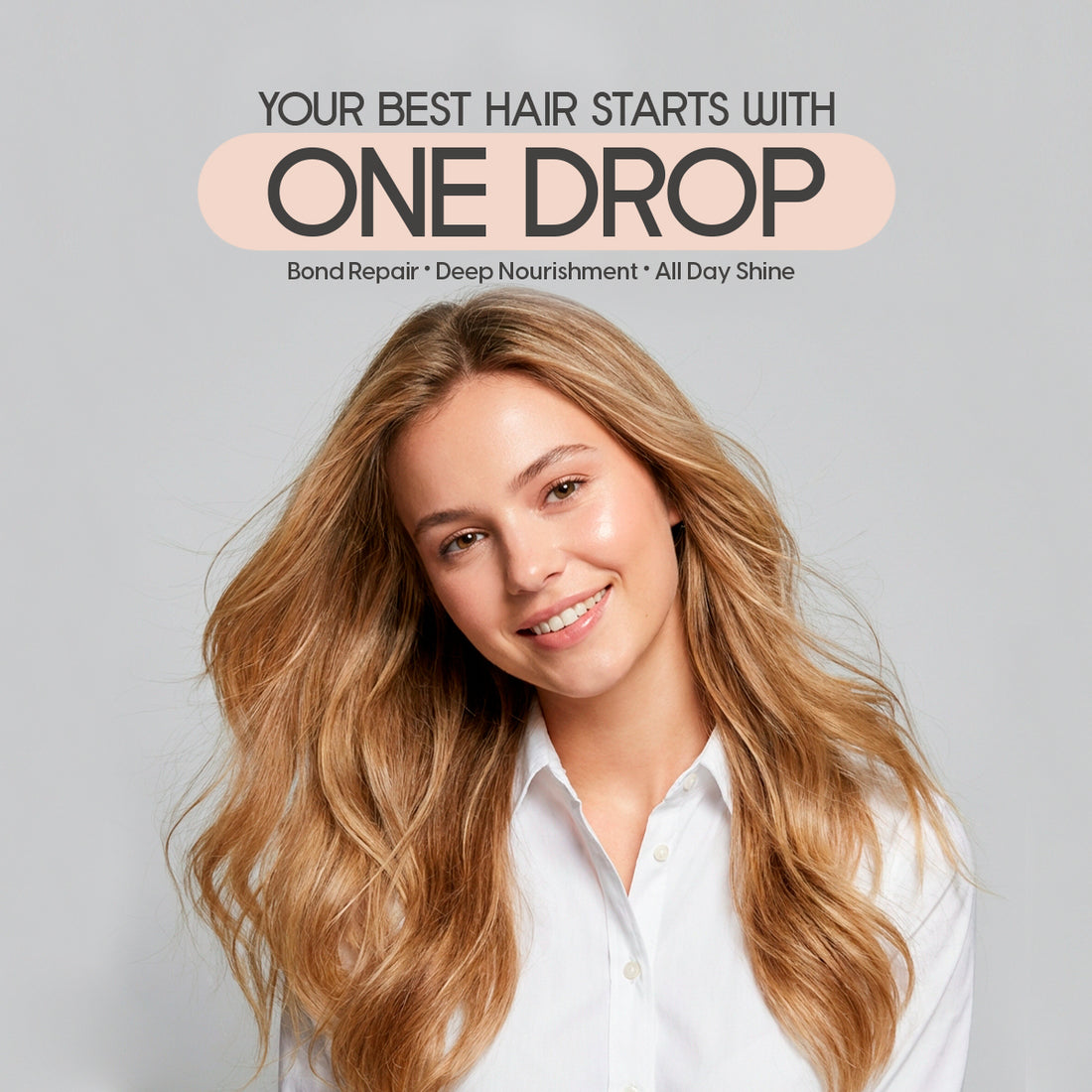 Upi Bond Nourishing Repair Hair Oil - Advanced Hair Treatment for Damaged & Healthy Hair - Heat Protection up to 450°F - Reduces Frizz & Split Ends with Argan, Moringa & Rosemary Oil (1 Fl Oz)